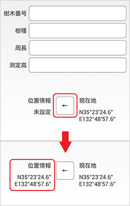 GPS機能の利用