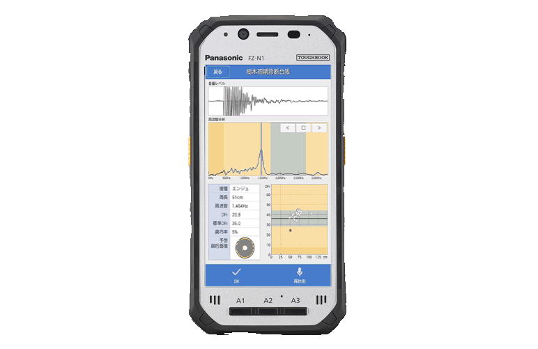 パナソニック製スマートフォン　 タフパッドFZ-N1フラット